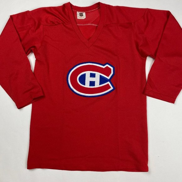 Ravens Knit Other - Vintage 80s Montreal Canadiens Sewn Jersey Men's Small Ravens Knit